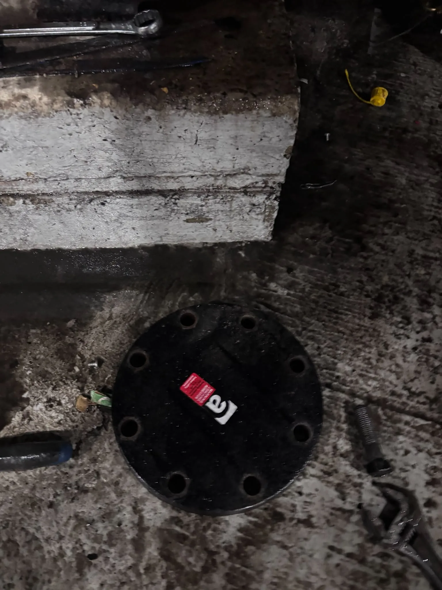 Artex scraping from a concrete ceiling during Harlesden refurbishment